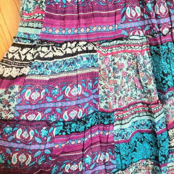 NWT Boho colorful flowy skirt/dress - Picture 4 of 5